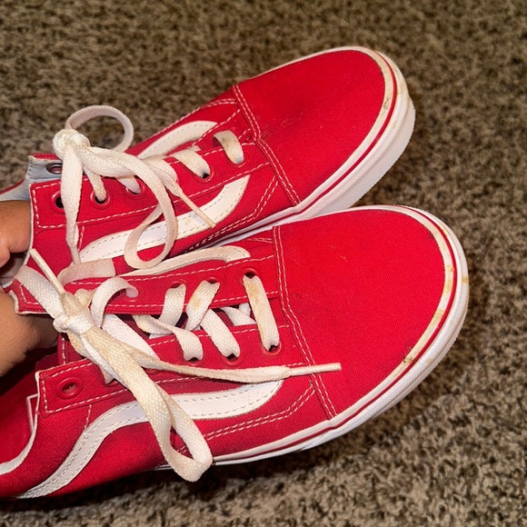 Red vans size 6.5 - Picture 6 of 8